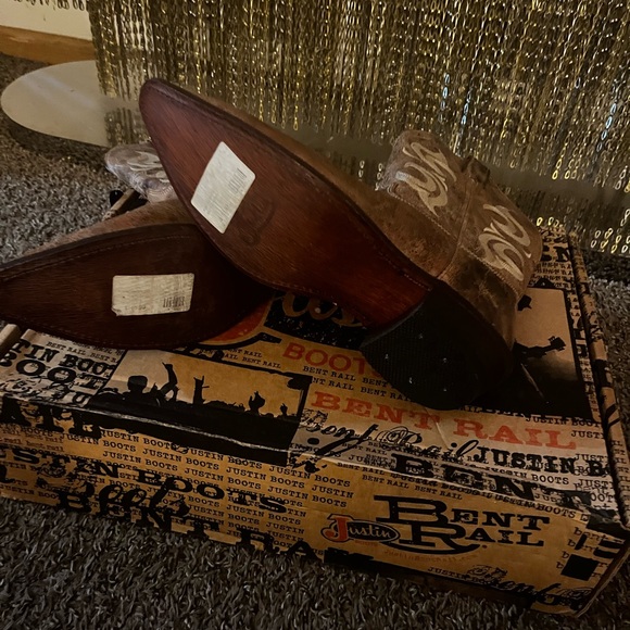 JUSTIN MEN’S RRENT RAIL WESTERN BOOT - Picture 4 of 8